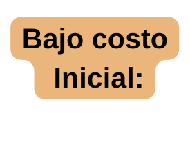 Bajo costo Inicial